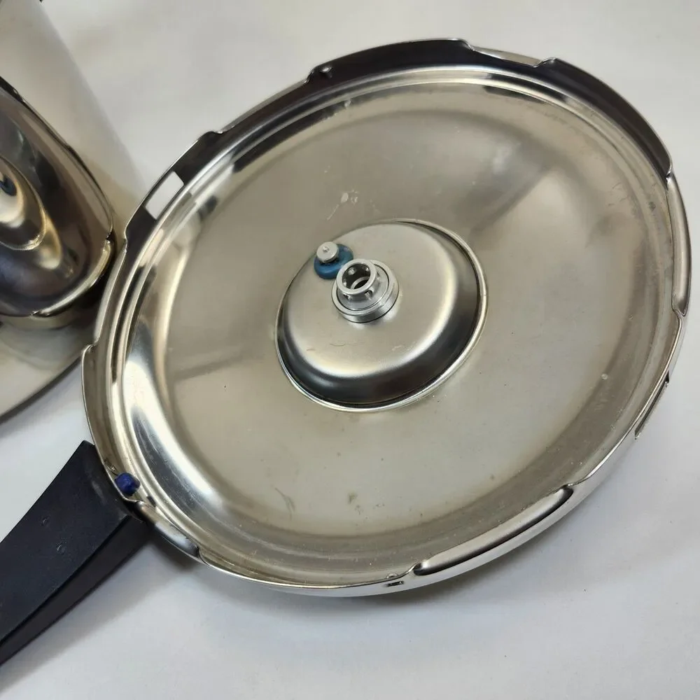 Kuhn Rikon Pressure Cooker Duromatic 5L Stainless 18/10 Swiss Switzerland 30352
